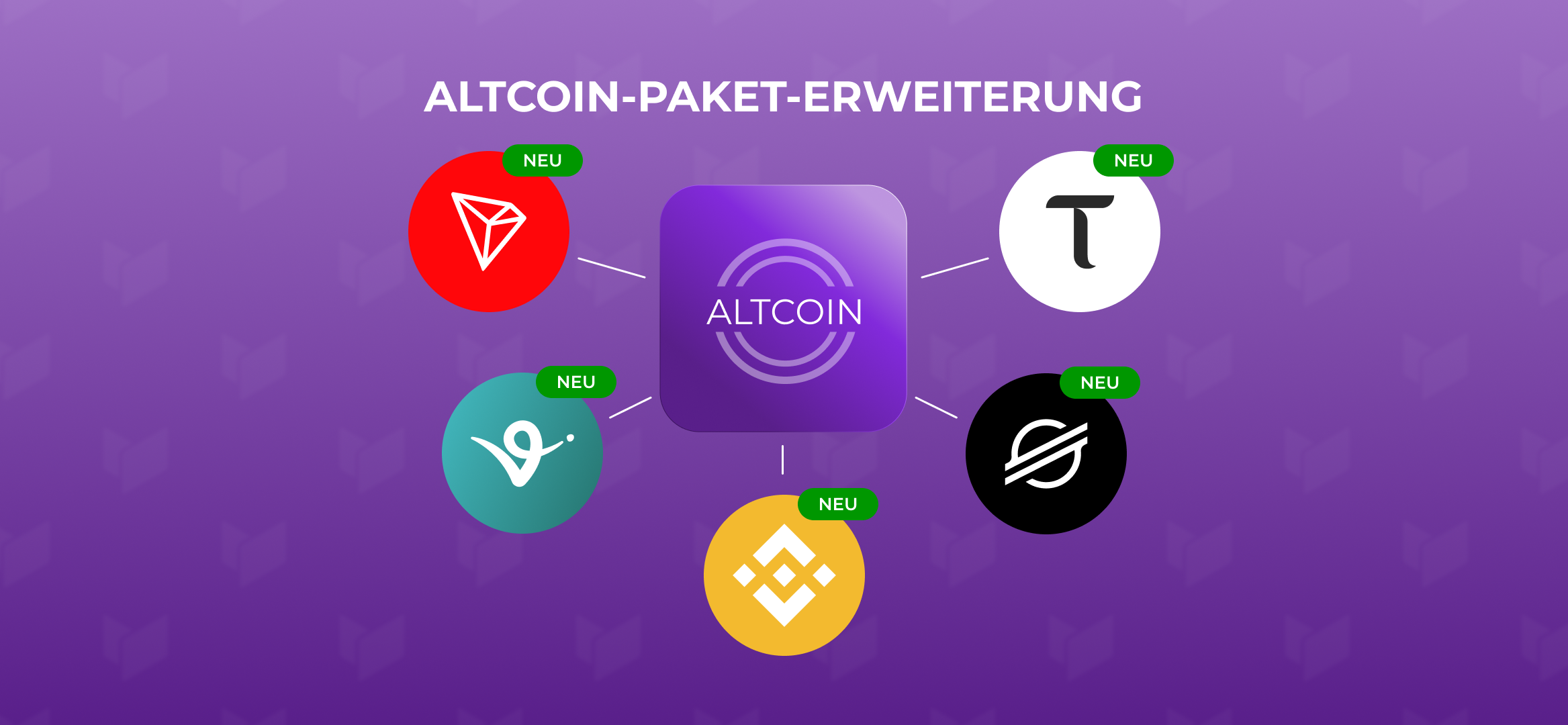 NEU in unserer Altcoin-Analyse: Neben BNB kommen Tron (TRX), Virtuals Protocol (VIRTUAL), Stellar (XLM) und Bittensor (TAO) dazu! Klick aufs Banner f&uuml;r mehr Infos.